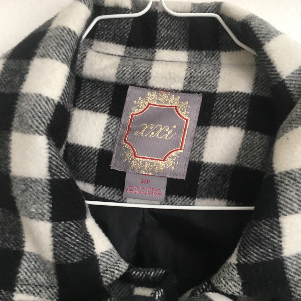 Fall/ Winter XXI Gingham Peacoat - Picture 3 of 5
